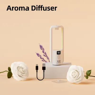 Máy Khuếch Tán Tinh Dầu GOOJODOQ Nano Spray với 5 -có đèn led-Có thể hẹn giờ-Tinh dầu tự nhiên