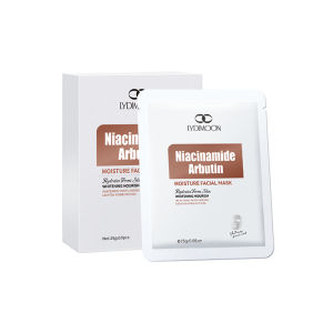 Nicotinamide whitening facial mask moisturizes whitens and supplements collagen to moisturize skin 25g * 10pcs to improve dull and delicate skin.