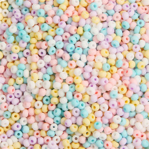 20g 660pcs/Lot High Quality 8/O 3mm Glass Beads Macarons Frosted Matt Polish Glass Beads for Home Living Earring Bracelet Necklace DIY Jewelry Craft Garment Accessoreis Making