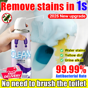 ✨24 hours delivery✨ Powerful toilet foam cleaner toilet bubble cleaner bathroom foam cleaner toilet clean bowl cleaner Pencuci Tandas pembersih mangkuk tandas 99.9% Anti Bacterial No scrubbing required 450ML 马桶清洁神器