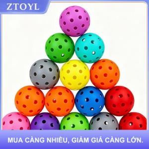 【ZTOYL】 3Pcs Golf Quả Bóng Thực Hành Chọn Lỗ Bóng Trắng Màu Xanh Vàng Cam Màu Đỏ Trong Nhà ourdoor Golf Nhựa Bóng