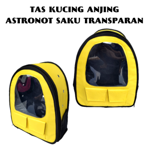 TAS KUCING ANJING KELINCI PET CARGO CARRIER ASTRONOT DUA SAKU KEKINIAN BAHAN TAHAN AIR KOKOH
