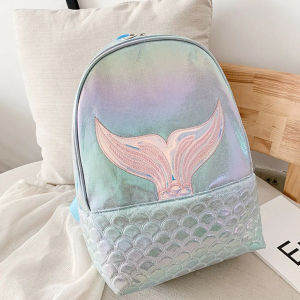 Women Girls Glitter Bags Mermaid Backpack Girl School Book Shoulder Bag Rucksack Laser Backpack Travel Schoolbag