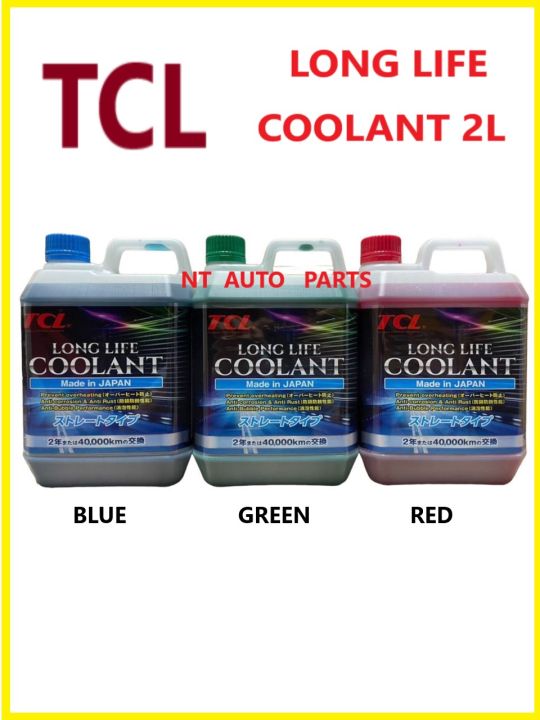 TCL Long Life Radiator Coolant 2 Liter (Made in Japan ) Red / Blue ...