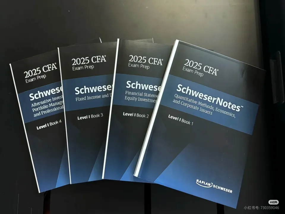 Kaplan] 2025 CFA Level I Schweser Notes physical book set | Lazada