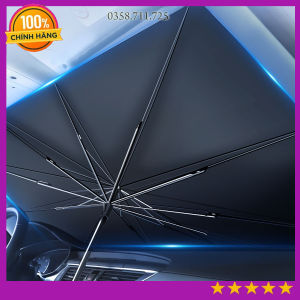 Ô chắn nắng ô tô kính trước tiện lợi Ô che nắng chống tia UV tăng độ bền cho xe hơi Tấm chắn nắng xe ô tô phủ nano bạc Micoco
