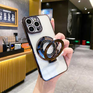 Oppo Reno 5F 10 10 Pro 11 11 Pro 12 12 Pro 13 13F 13 Pro 14 14F 14 Pro camera protect gradient colour casing with plain round stand fon sarung