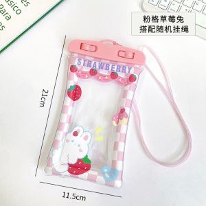 Sarung Tas Hp Waterproof Anti Air Universal Motif Lucu Cartoon Kartun Kantong Case Pouch Bag Handphone Renang Berenang Water Proof Karakter Tahan Air