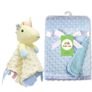 Personalized Baby Blanket Custom Name Soft Minky Dot 2-Piece Blanket Set Baby Shower Gift for Boys Girls2026