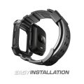 Supcase Unicorn Beetle Pro Series Rugged Protective Wristband Case for Fitbit Versa/Fitbit Versa 2/Fitbit Versa 3/Fitbit Versa 4/Fitbit Sense, Black. 