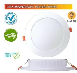 💥PROMOTION💥 LED Slim Downlight Round 18W 6000k/6500k LED Panel Downlight White Frame Lampu Siling HIGH QUALITY
