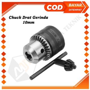 Chuck Bor Di Gerinda Tangan Head Drill Chuck Kepala Bor Jadi Gerinda M10 x 1.5 Chuck Driver Dengan Garansi Unboxing Video Untuk Chuck Gerinda - Lazada