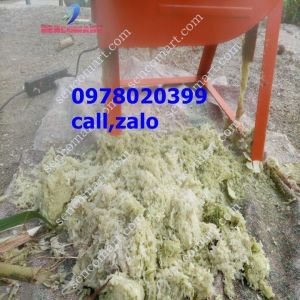 Máy băm chuối nguyên cây có 2 chức năng mịn và lát