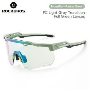 ROCKBROS đi xe đạp đổi màu kính chống UV 400 phân cực Kính đi xe đạp ngoài trời cho Nam Nữ Kính râm thể thao câu cá đi bộ đường dài Shades
