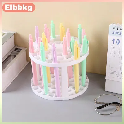 Elbbkg 1PCS đa lỗ nhựa bút chì lưu trữ giá trang điểm bàn chải chủ bút tổ chức cho bàn văn phòng trang điểm nghệ sĩ lớp học văn phòng phẩm lưu trữ
