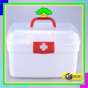 MI-C832 Kotak P3K First Aid Kotak Penyimpanan Obat Medicine Box Organizer / Kotak Obat Tool Box