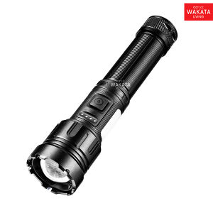 Senter Led Super Terang Mini Rechargeable Black 30W COB