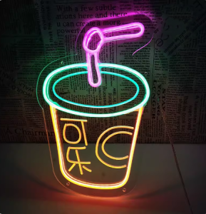 Neon signs led coffee milk tea shop special decorative luminous advertising lights