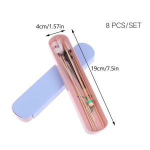 20Pcs/Set Alat Pembersih Telinga Penghilang Stress Stainless Pembersih Kuping Telinga Alat Kotoran Telinga Alat Untuk Membersihkan Telinga Ear Wax Ear Pick