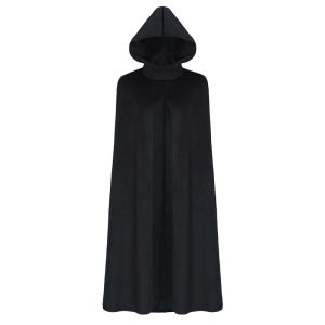 Halloween Wizards Cloak A stage performance costume of the Medieval Grim Reaper with an open-front cloak Cosplay Anime merchandise for men