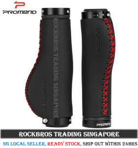 SG Delivery Promend bicycle grip handlebar grip fiber leather grip promend bicycle grip with lock ring bicycle accessories