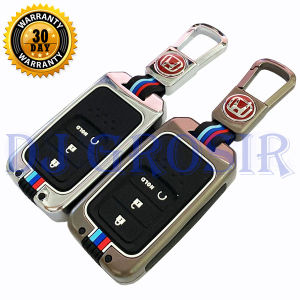 Casing Metal Elegant Kunci Remote Honda Crv Civic Fit 3 Tombol