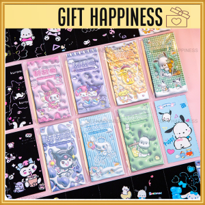 Cute Sanrio Scratch Art Paper – Fun DIY Drawing Kit for Kids|Creative Party Favor|Birthday Party Goodies|Gift Happiness