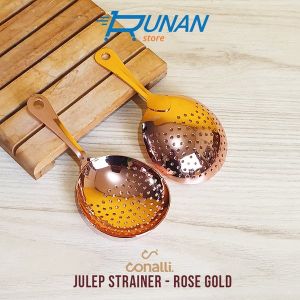 Saringan Cocktail Julep Strainer Rose Gold Conalli Saringan Bartender