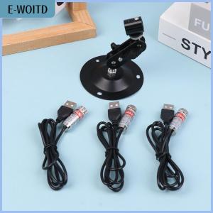 【E-WOITD】 12mm 5mw Adjustable Focus Red Diode Industrial Laser Module Positioning Copper Head With USB Line 650nm Dot Line Cross