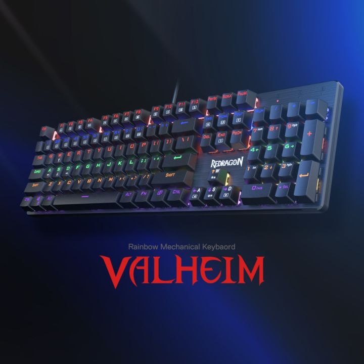 Redragon K608 VALHEIM RGB Full size Mechanical Gaming Keyboard Lazada Indonesia