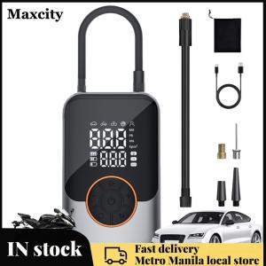 Portable Tire Inflator Rechargeable Electric Air Injector LCD Digital Display Bicycle Tire Inflator Pump for Tyre Ball