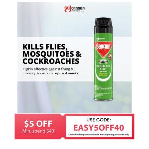 Baygon Multi Insect Killer Aerosol Spray 600ML