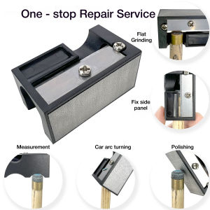 7 in 1 Billiards Pool Cue Tip Repair Tool Billiard Cue Accessories Pool Cue Tip Shaper Repair Equipment Trimmer/Burnisher/Shaper/Tapper