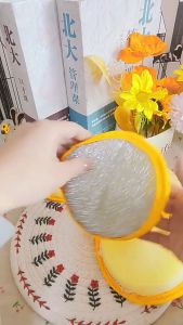 New Item!!! Yuanbao Dishwashing Sponge  Oil Removing Non Scratch Scrubber  Durable Soft Cleaning Pad  HMC-0003 元宝洗碗海绵