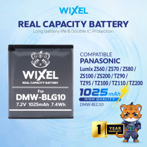 WIXEL Baterai Kamera DMW-BLG10 for Panasonic Lumix GX80 / GX85 / ZS60 / ZS70 / ZS80 / ZS100 / ZS200 / DMW-BLE9 Camera Battery Real Capacity Dual Double Power