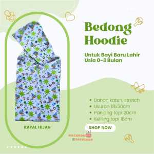 Bedong instant baby topi hoodie murah/bedong instant bayi/bedong instant baby