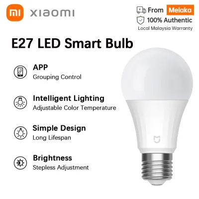 Xiaomi Mijia E27 Smart LED Bulb 5W 2700-6500K Adjustable Brightness Bluetooth Mesh Version Voice Control Lamp AC220V Mi Home APP