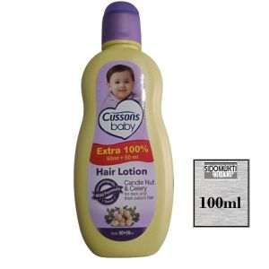 Cussons baby Hair Lotion Candle Nut Celery 50+50ml minyak rambut ungu kemiri