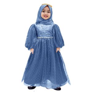gamis anak perempuan Elis 2-11thn / gamis hitam anak perempuan / gamis anak 8tahun