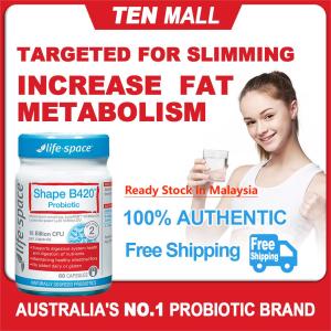 (EXP:2027/05)【Weight Management】Life Space Shape B420 Probiotics（ 60 Capsules）For Diet Lose Weight & Reduce Fat Accumulation Burn Fat 减肥B420益生菌  抗糖减脂  易瘦菌