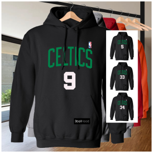 CELTICS 9 Rondo Premium DTF Hoodie Jacket Personalized Basketball Designs