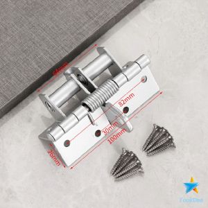 TookDee บานพับประตู ฮาร์ดแวร์ มัลติฟังก์ชั่น สปริงปิดอัตโนมัติ สามารถเปิดอ้าค้างได้ 90 องศา Spring Hinge