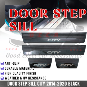GECA SIDE STEP SILL CITY 2014-2020 BLACK (12416)