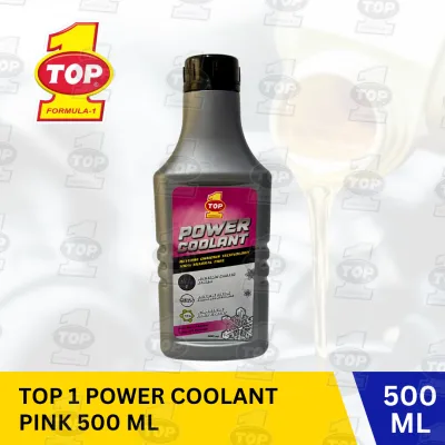 Top 1 Formula Long Life Radiator Power Coolant | Pink | 500 ml (RECOMMENDED FOR TOYOTA)