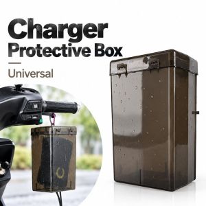 YESMILE Waterproof Electric Scooter Charger Box Universal Rainproof Electric Bike Charger Cover Wall Mounted Electric Vehicle Charging Box Outdoor Charging