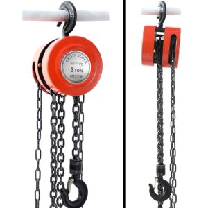 3Ton Heavy Duty Chain Block Lifting 5 Meter HS-type Chain Hoist Rantai Besi