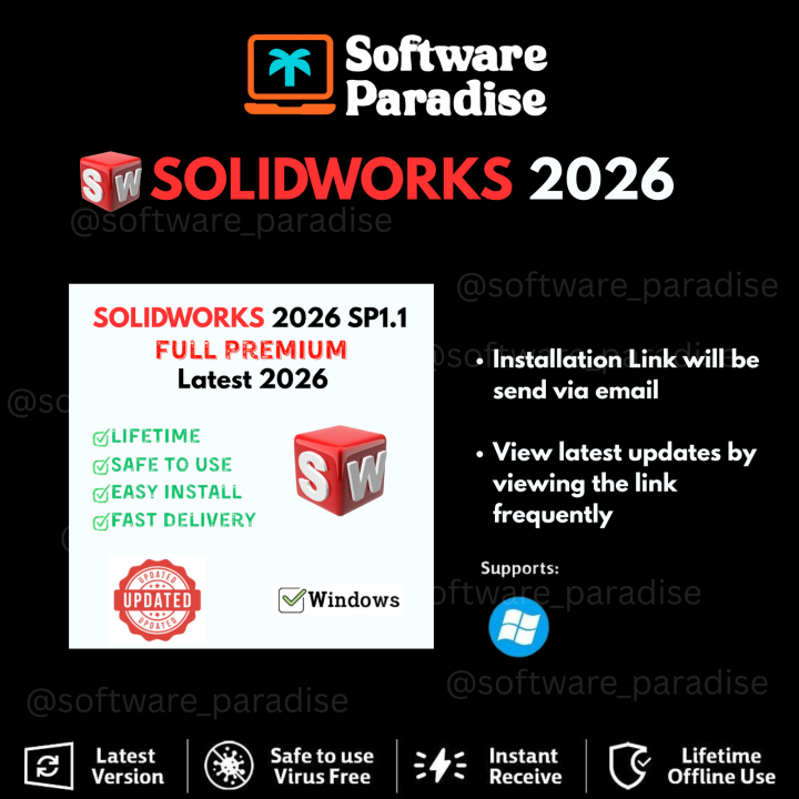 SolidWorks 2026 SP1.1 |💻 Windows | Full Version | Lifetime Installer ...