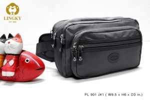 กระเป๋าคาดเอวซิปเยอะ สีพาสเทล รุ่น PL-901 กระเป๋าคาดเอวกันน้ำ มีเก็บปลายทาง #คาดเอวกันน้ำ #กระเป๋าขายของ