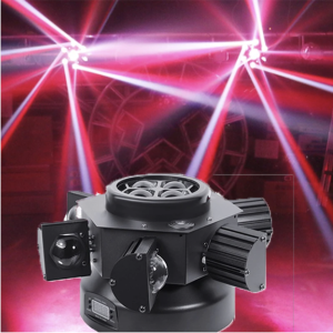 Six-arm cyclone Bee-eye laser Cyclone 10watts LED Stage Lamp Rgb Party Laser Six Arm Cyclone+Bee Bye+Laser Band Voice Control And DMX Control Mode