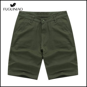 FUGUINIAO Straight Tube Summer Fashion Brand Washable Casual Shorts